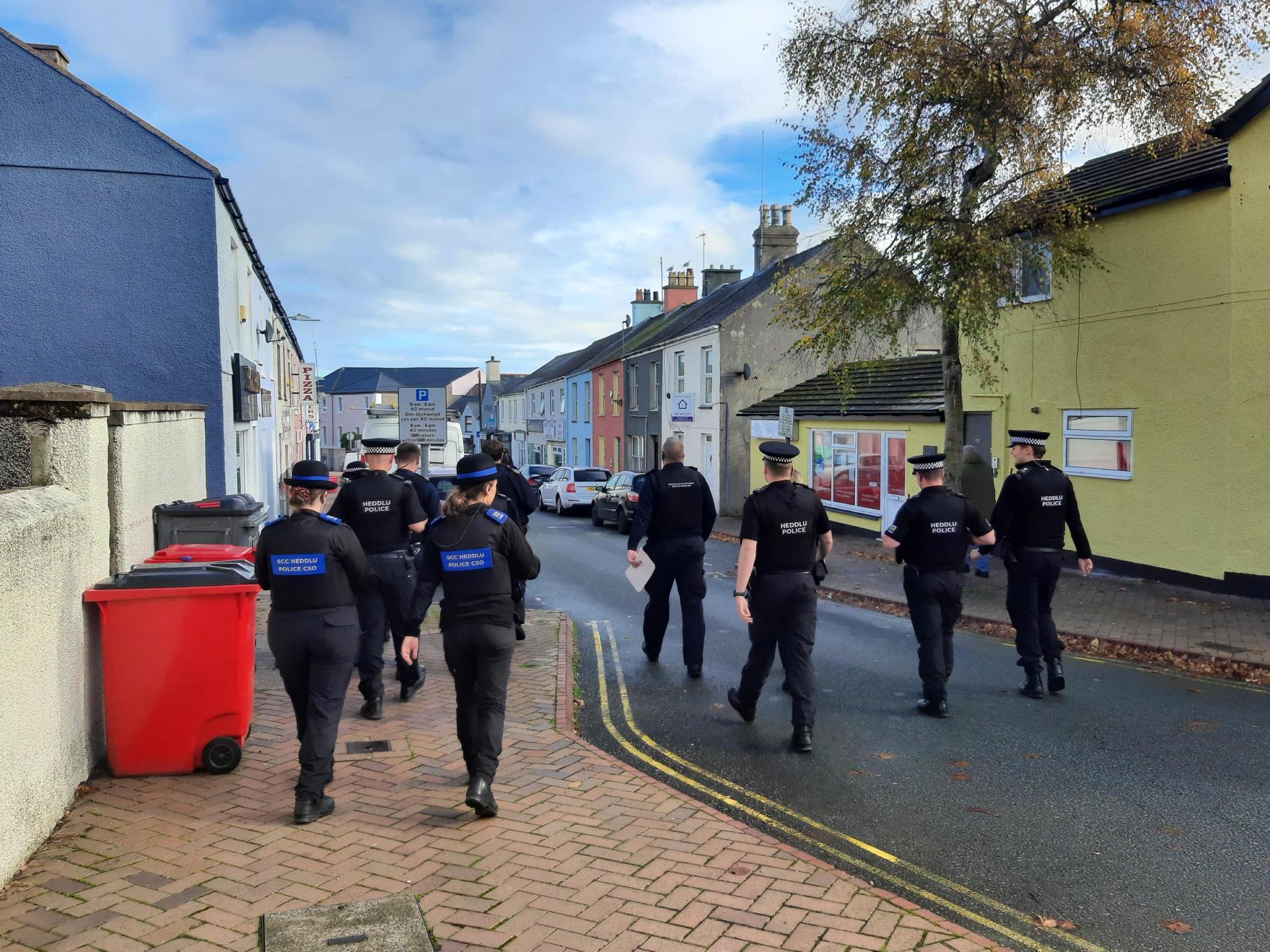 Officers in Holyhead