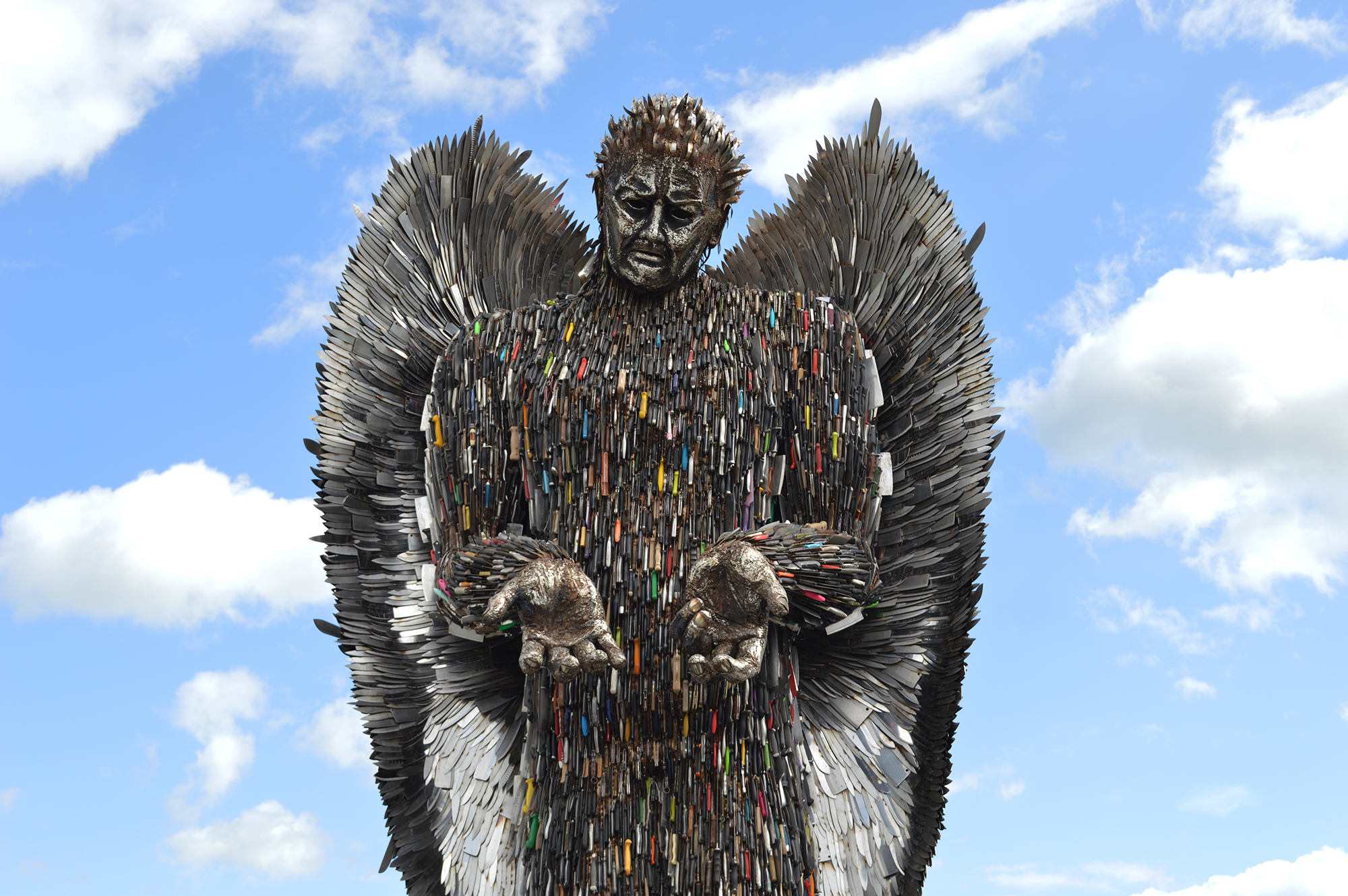 Photograph of the Knife Angel
