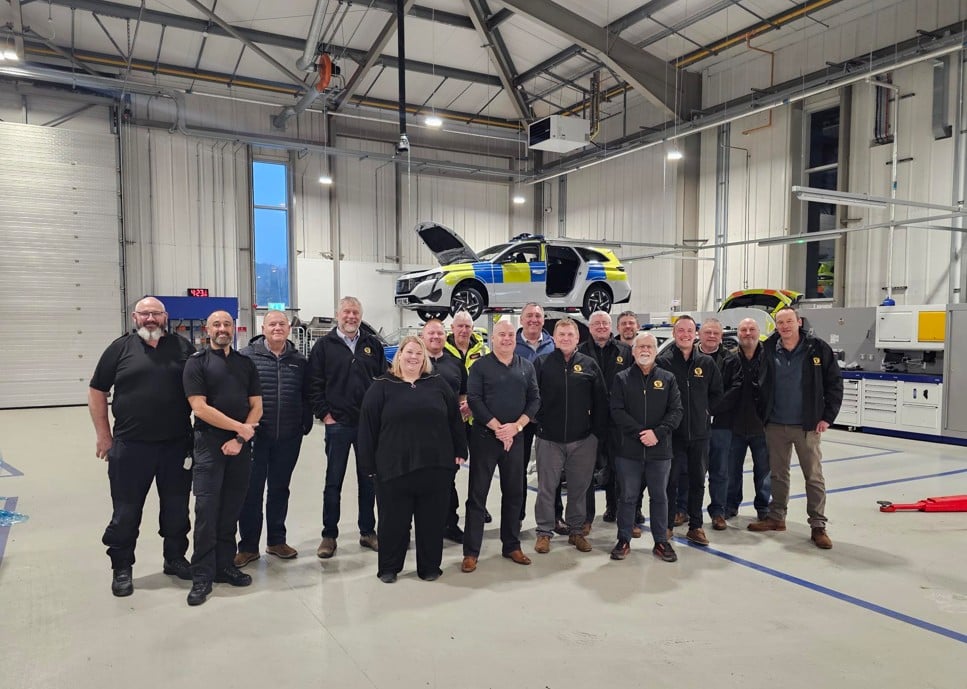 Photos of NFU Mutual staff with NWP staff