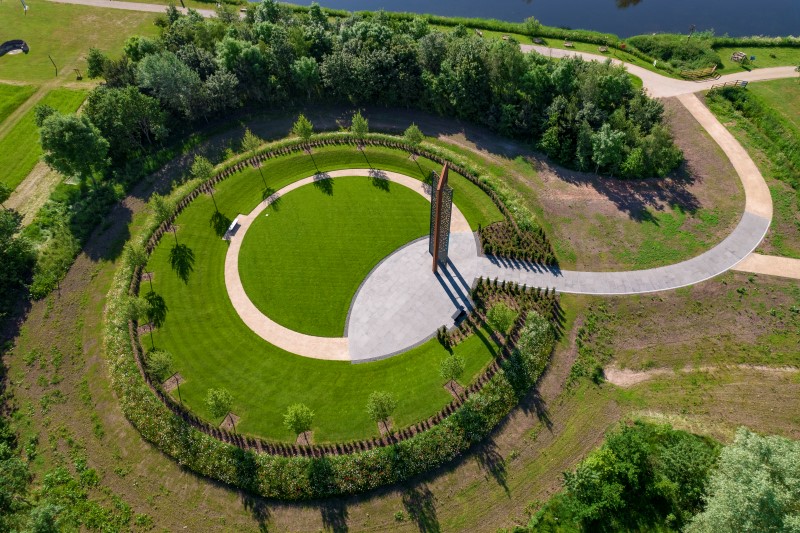 New police memorial at the National memorial Arboretum in Staffordshire