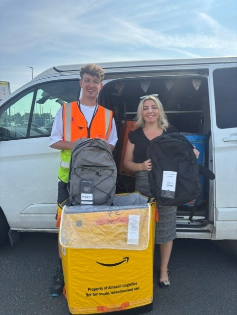 Grab bags donated from Amazon