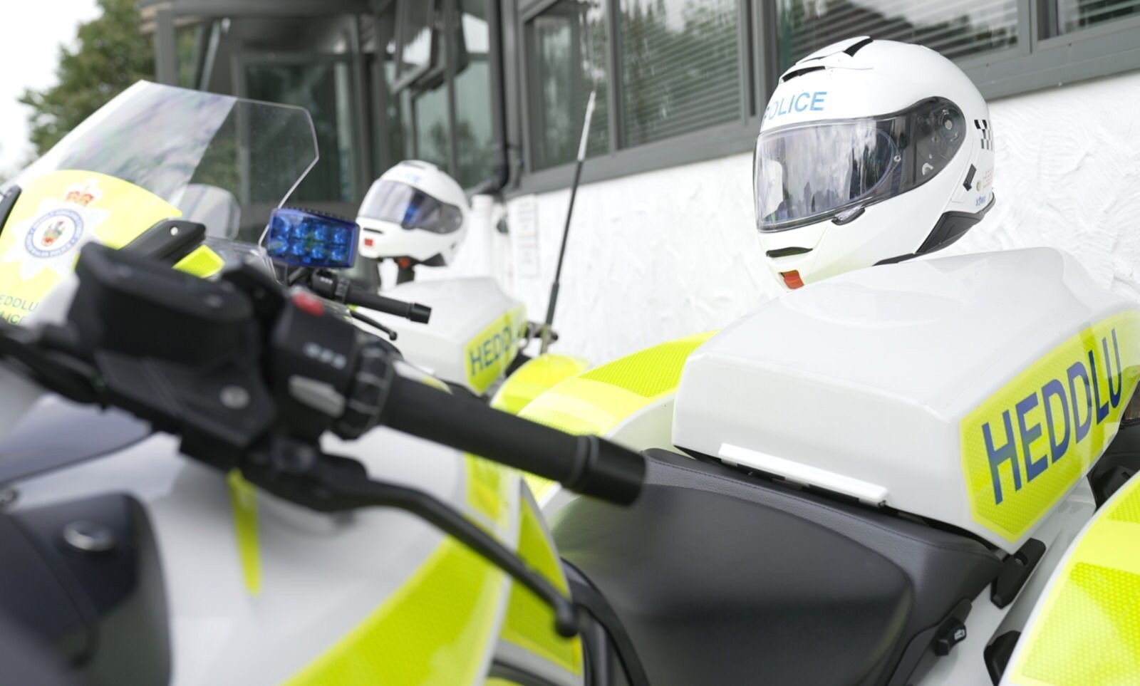 Photograph of a police bike