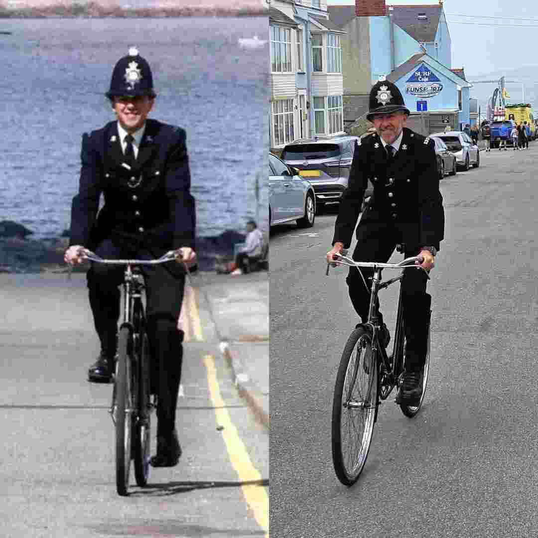 Back in the Saddle: Former officer set to reuse vintage police bike on Cops Unity Tour