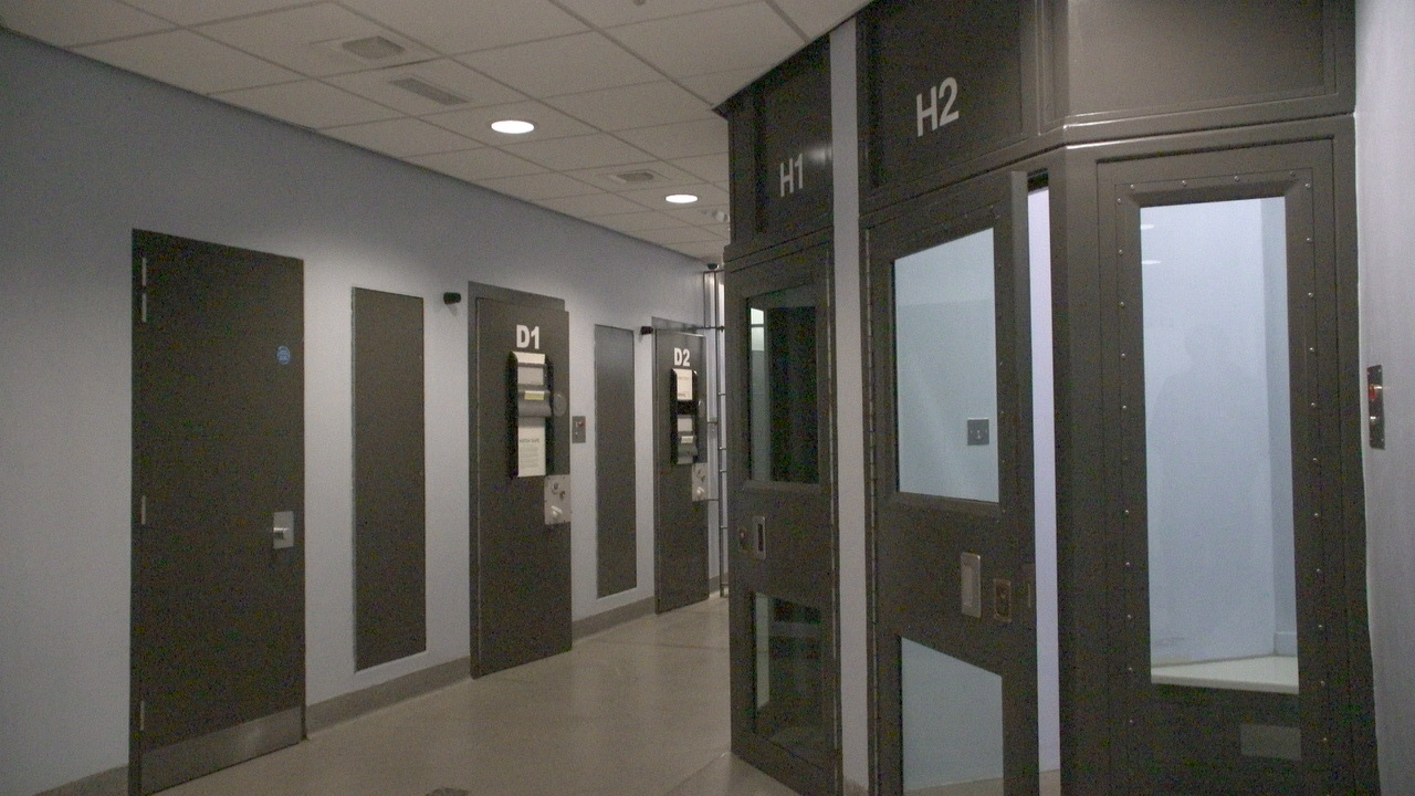 Photograph of police cells