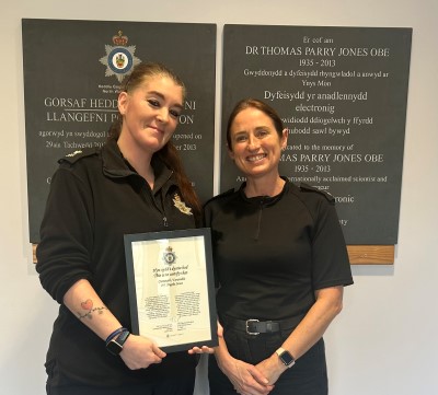 PC Angela and Ch Supt Sian Beck