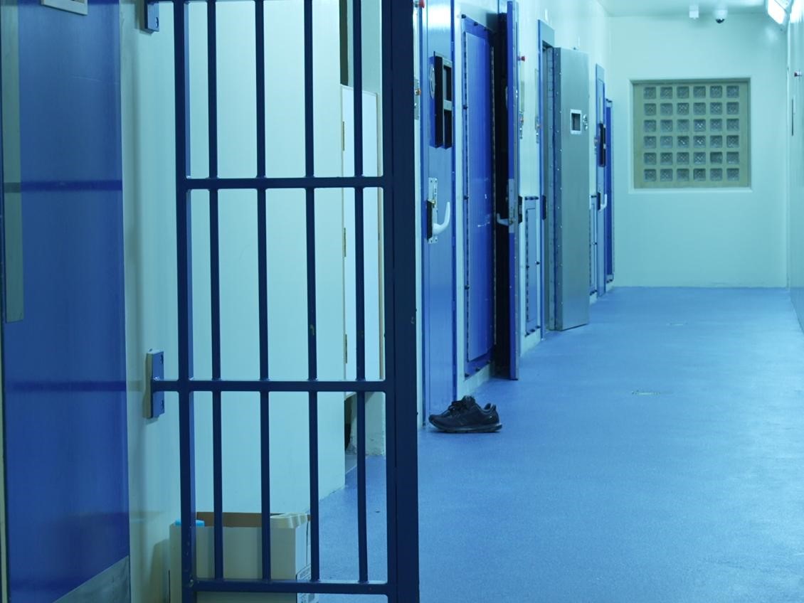Photograph of police custody