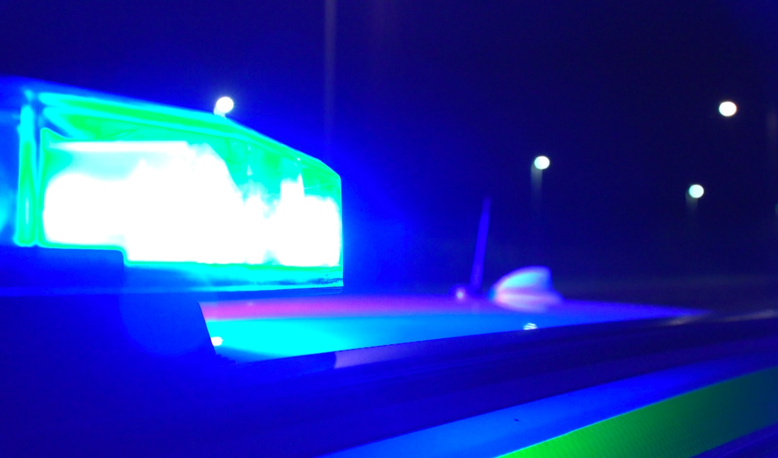 Photograph of a police blue light