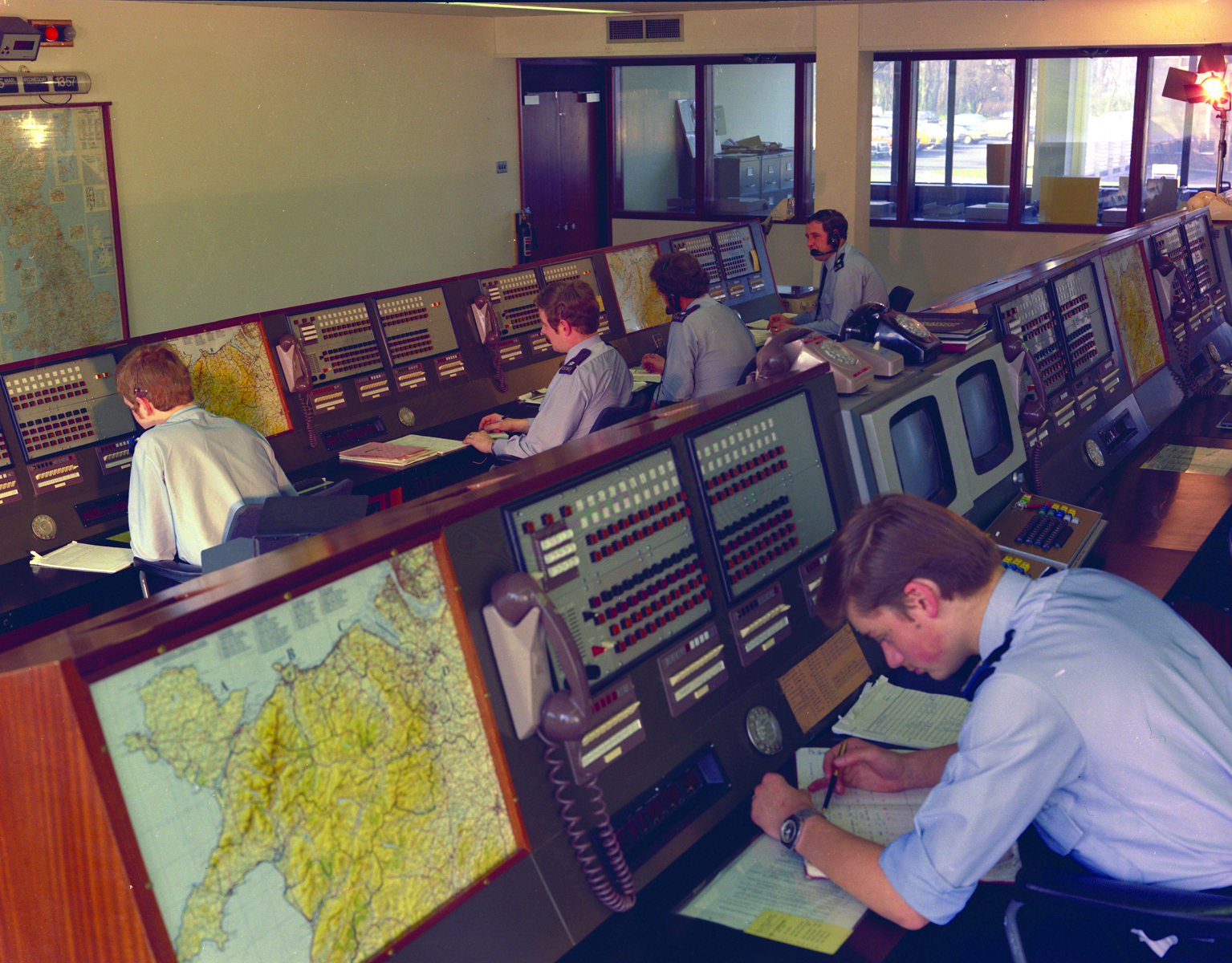 Photograph of the old Control Room