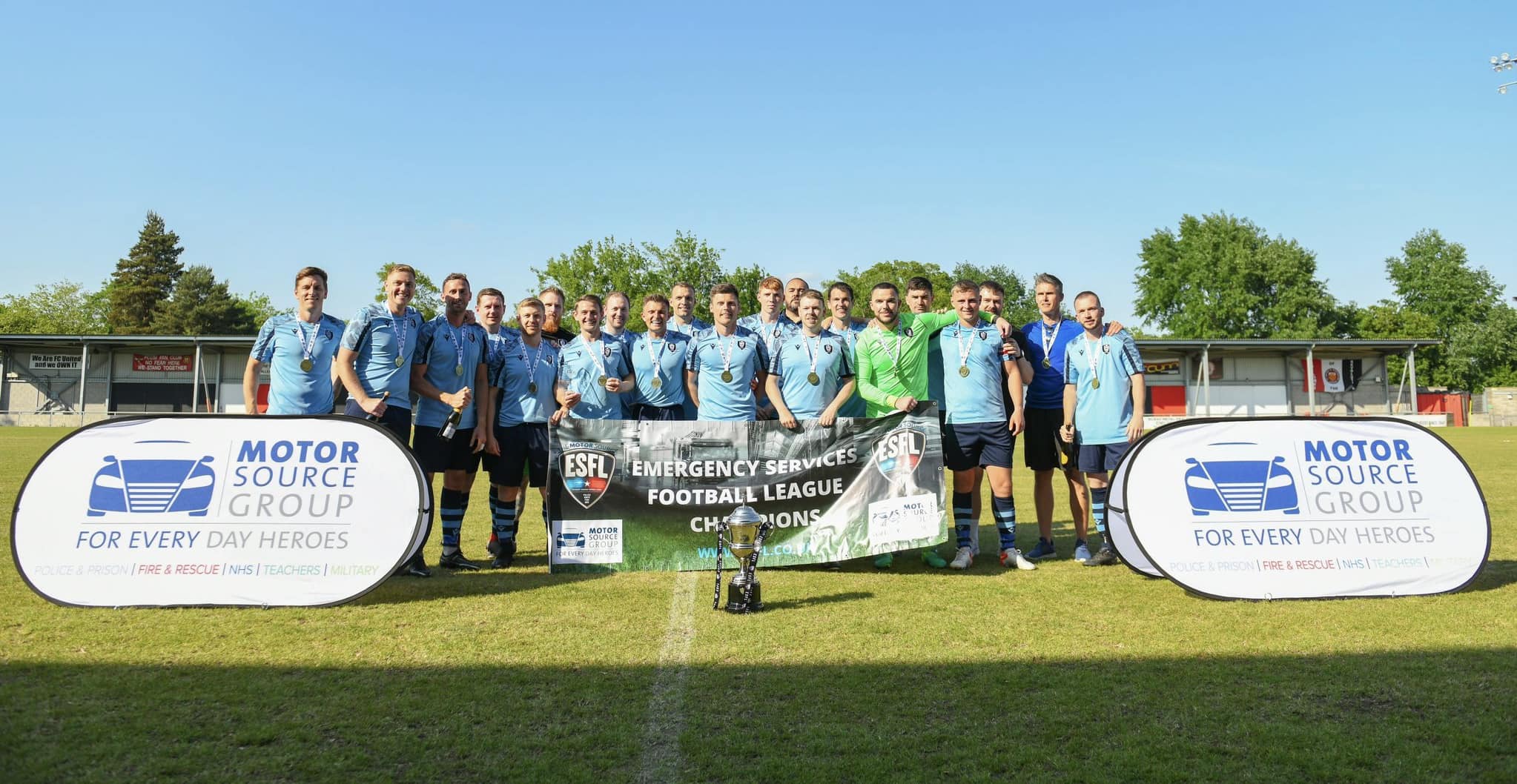 North Wales Police Win UK Emergency Services Football League