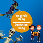 Photograph of the Op Bang graphic