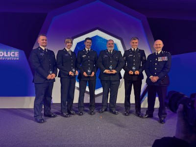 Officers at the braver awards
