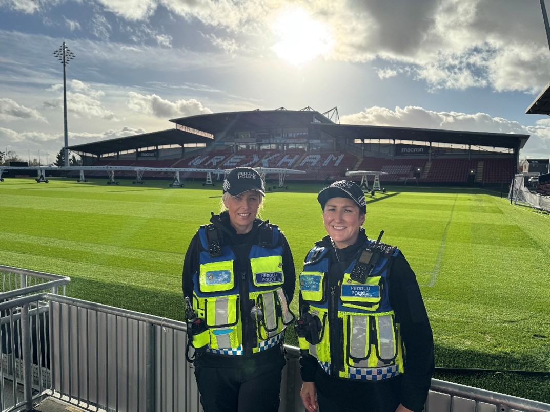 OFOs' Sergeant Sarah Hughes-Jones and Sergeant Kelly Lewis