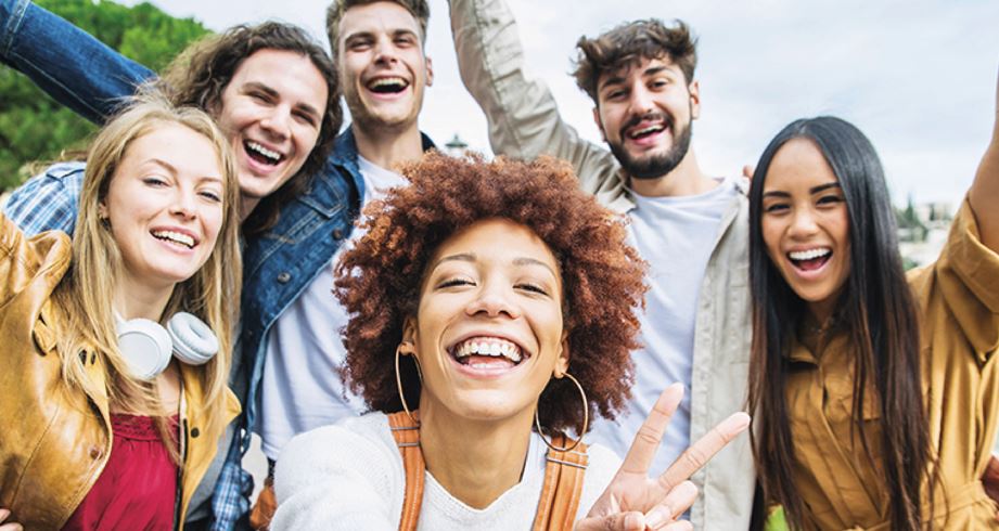 Photograph of young people