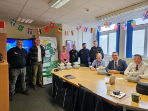 Group photo with police, PCC, YJS and Virtual Decisions