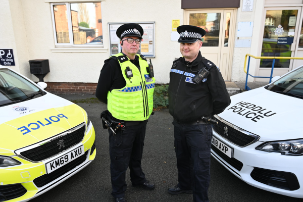 Inspector Wes Williams and Inspector James Wilson