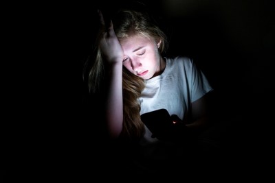 Girl on phone
