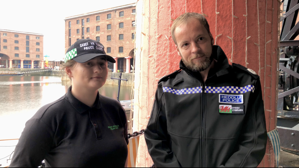 Chief Constable's challenge - ACC Allsop with North Wales competitor, Olivia George.jpeg