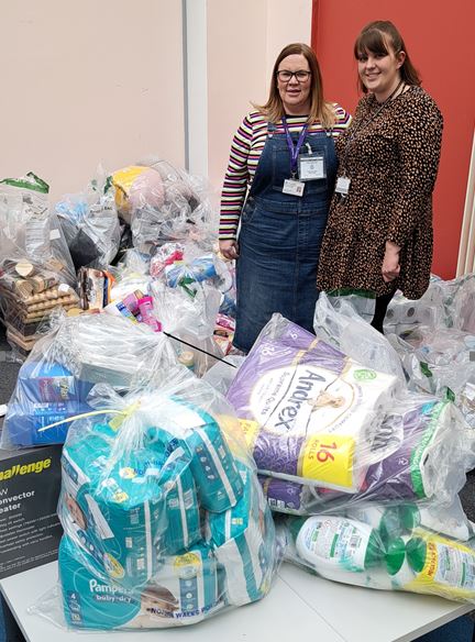 Clwyd Alyn's Supported Living Manager, Lynda Williams and North Wales Police Seized Property Manager, Rebecca Bywaters
