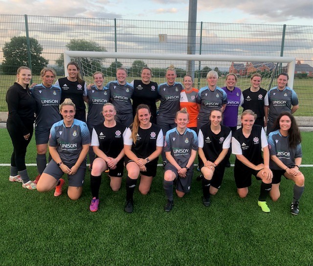 Clwb Pêl Droed Merched HGC yn ennill gêm elusennol